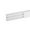 Moulure Optima TM 34x16 2 compartiments blanche