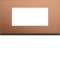 Plaque gallery 4 modules entraxe 57mm matiere copper alu|Hager-HAGWXP4634