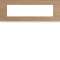 Plaque gallery 8 modules entraxe 71mm matiere oak wood|Hager-HAGWXP4708