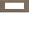 Plaque gallery 6 modules entraxe 57mm matiere grey wood|Hager-HAGWXP4806