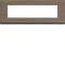 Plaque gallery 8 modules entraxe 71mm matiere grey wood|Hager-HAGWXP4808