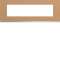 Plaque gallery 8 modules entraxe 71mm matiere cord leather|Hager-HAGWXP5108