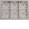 Boite saillie gallery 16 modules titane|Hager-HAGWXA686T