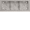 Boite saillie triple gallery titane|Hager-HAGWXA683T