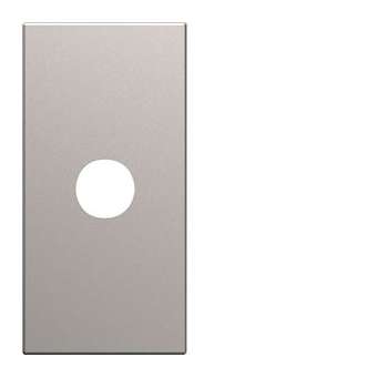 Sortie de fil gallery 1 module titane|Hager-HAGWXF687T