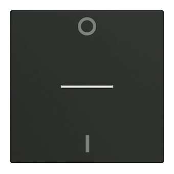 Enjoliveur interrupteur gallery marquage 0-1 a voyant 2 modules night|Hager-HAGWXD013N