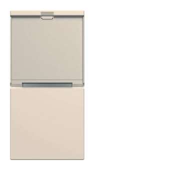 Enjoliveur interrupteur gallery avec porte-étiquette 1 module dune|Hager-HAGWXD012D