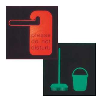 Etiquette pour voyant gallery 2 modules hotel|Hager-HAGWXA606