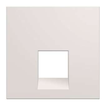 Enjoliveur prise RJ45 gallery 45DEG 2 modules pure|Hager-HAGWXD230B