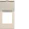Enjoliveur prise RJ45 gallery avec porte-étiquette 1 module dune|Hager-HAGWXD205D
