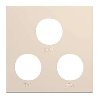 Enjoliveur prise TV+FM+SAT gallery 2 modules dune|Hager-HAGWXD256D