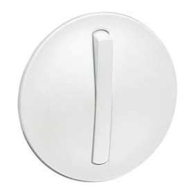 Enjoliveur étroit Céliane interrupteur/va-et-vient/poussoir lumineux - Blanc|Legrand-LEG065003