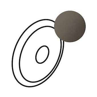 Enjoliveur Céliane pour commande à effleurement - finition graphite|Legrand-LEG067949