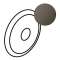 Enjoliveur Céliane pour commande à effleurement - finition graphite|Legrand-LEG067949