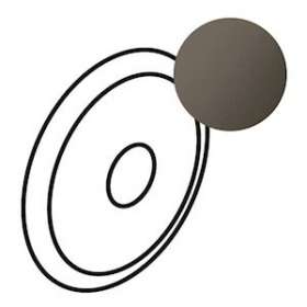 Enjoliveur Céliane pour commande à effleurement - finition graphite|Legrand-LEG067949