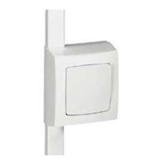 Cadre Appareillage saillie 1 poste pour moulure DLPlus épaisseur 20mm - blanc|Legrand-LEG031409