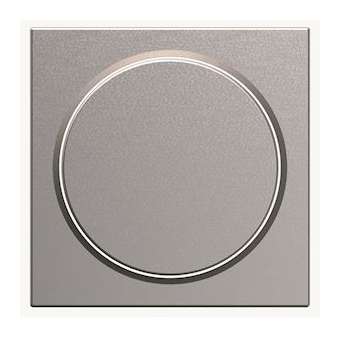 Enjoliveur variateur poussoir gallery titane|Hager-HAGWXD061T