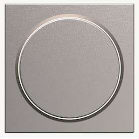 Enjoliveur variateur poussoir gallery titane|Hager-HAGWXD061T