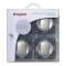 Lot de 4 interrupteurs ou va-et-vient Céliane Soft - titane|Legrand-LEG200263