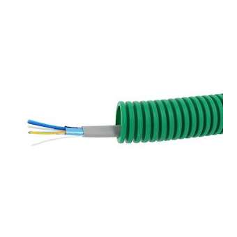 Conduit ICTA Chronofil D25mm pour courant faible Int.Syst 3P 8/10 - RAL6029|Legrand-LEG09079