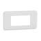 Unica Pro - plaque de finition - Blanc antimicrobien - 4 modules|Schneider Electric-SCHNU411420