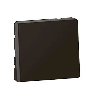 Interrupteur ou va-et-vient Mosaic Easy-Led 10A 2 modules - noir mat|Legrand-LEG099441