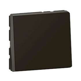 Interrupteur ou va-et-vient témoin voyant Mosaic Easy-Led 10A 2 modules - noir|Legrand-LEG099446