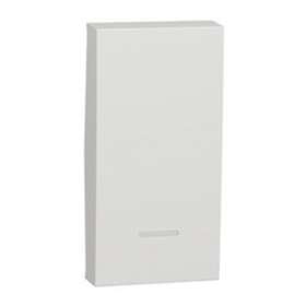 Unica - enjoliveur interrupteur ou bouton-poussoir lumineux - 1 mod - Blanc|Schneider Electric-SCHNU910018N