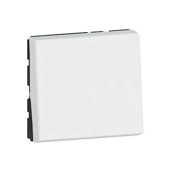 Interrupteur ou va-et-vient lumineux voyant Mosaic Easy-Led 10A 2 modules -blanc|Legrand-LEG099403