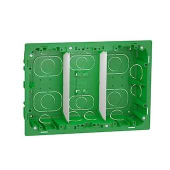 Unica - boîte de concentration encastrée - 3 col de 4 mod - à compléter|Schneider Electric-SCHNU8734