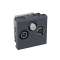 Prise TV-R-SAT Mosaic 2 modules - anthracite