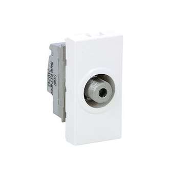 Prise télévision typeF Mosaic 1 module - blanc|Legrand-LEG078790
