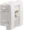 Systo prise optique traversante LC 2 modules Blanc|Hager-HAGWS271
