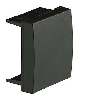 Systo obturateur 1 module noir|Hager-HAGWS689N