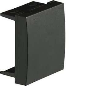 Systo obturateur 1 module noir|Hager-HAGWS689N