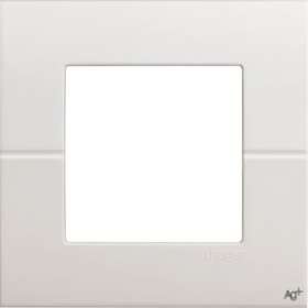 Systo plaque 2 modules Blanc AntiBactérien|Hager-HAGWS401H