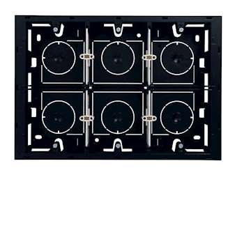 Systo Boîte 16 modules pour montage en saillie Noir|Hager-HAGWS686N