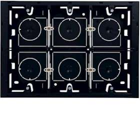 Systo Boîte 16 modules pour montage en saillie Noir|Hager-HAGWS686N