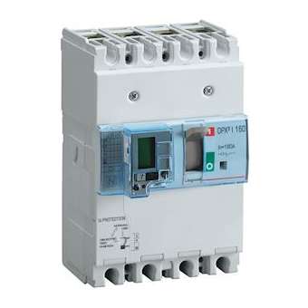 Interrupteur à déclenchement libre DPX³-I160 - 4P avec différentiel - 160A|Legrand-LEG420197