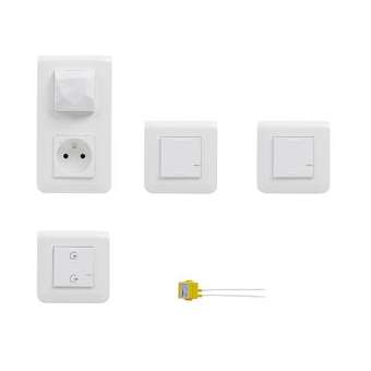 Pack de démarrage Mosaic with Netatmo 1 prise + 1 commande génerale + 1 inter|Legrand-LEG077888L