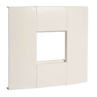 Support appareillage lifea simple entraxe 45x45mm pour LFF40/60110 RAL9016 Pure|Hager-HAGLFF71H1109016