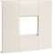 Support appareillage lifea simple entraxe 45x45mm pour LFF40/60110 RAL9016 Pure|Hager-HAGLFF71H1109016