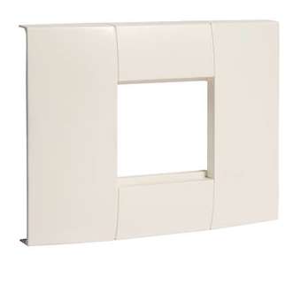 Support appareillage lifea simple entraxe 45x45mm pour LFF40/60090 RAL9016 Pure|Hager-HAGLFF71H0909016