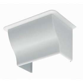 Sortie de plafond -Pour goulotte de distribution Viadis 120x40mm-PVC Blanc Artic|Planet wattohm-PLW16447