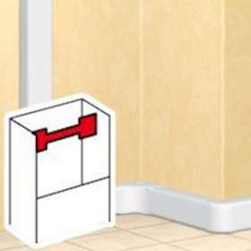 Agrafes pour tenue des câbles pour goulottes DLP monobloc avec couvercle 65mm|Legrand-LEG010681