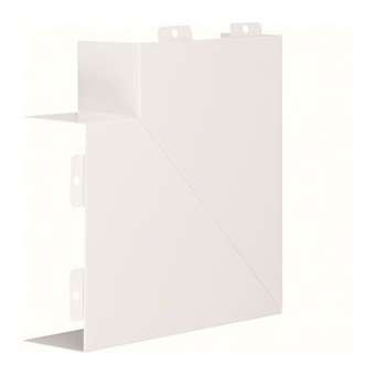 Angle plat camelea pour LFS60150 RAL 9010 blanc paloma|Hager-HAGR27059010