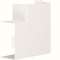 Couvercle angle plat camelea pour LFS60100 RAL 9010 blanc paloma|Hager-HAGR26659010