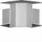 Angle intérieur lifea pour LF30045 RAL 7030 gris|Hager-HAGM61817030