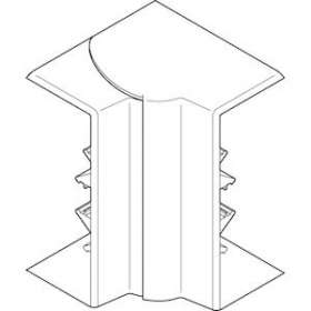 Angle intérieur variable 80DEGà 120DEG-Pour goulotte Logix,Logix ZH 190x50mm-Alu|Planet wattohm-PLW68318