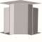 Angle intérieur lifea pour FB60130 RAL 7030 gris